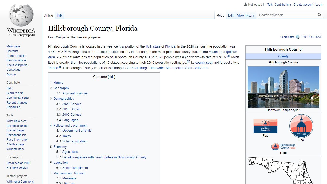 Hillsborough County, Florida - Wikipedia